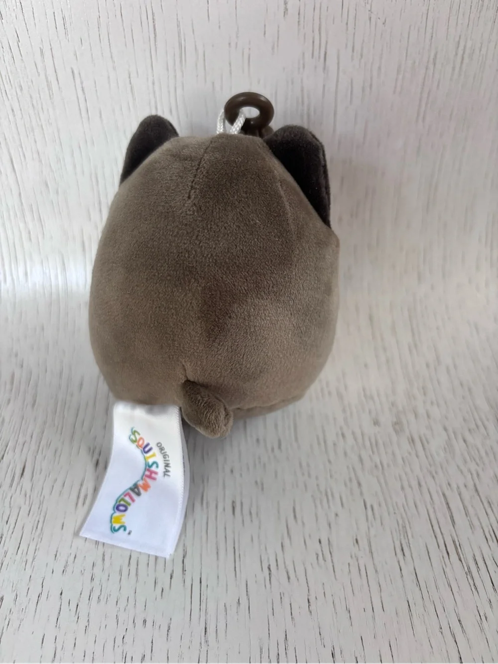 Squishmallows Mario German Shephard dog keychain stuffed toy pup backpack